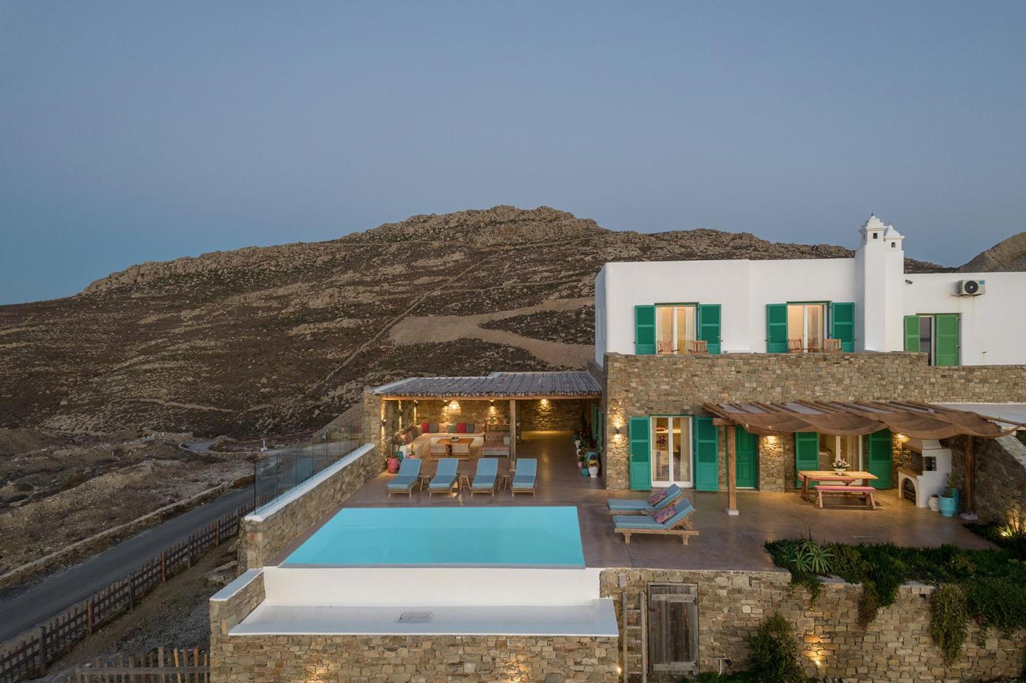 Villa Joy - Sunset Sea View Villa Mykonos Town Exterior foto